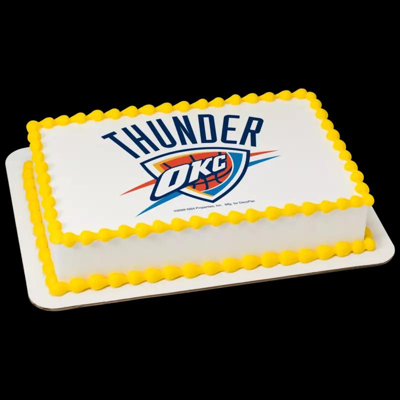 NBA Oklahoma City Thunder Cake
