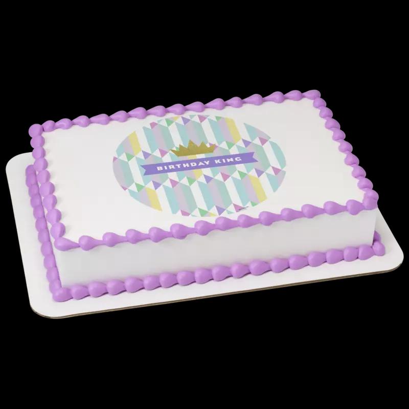 Happy Birthday King Cake