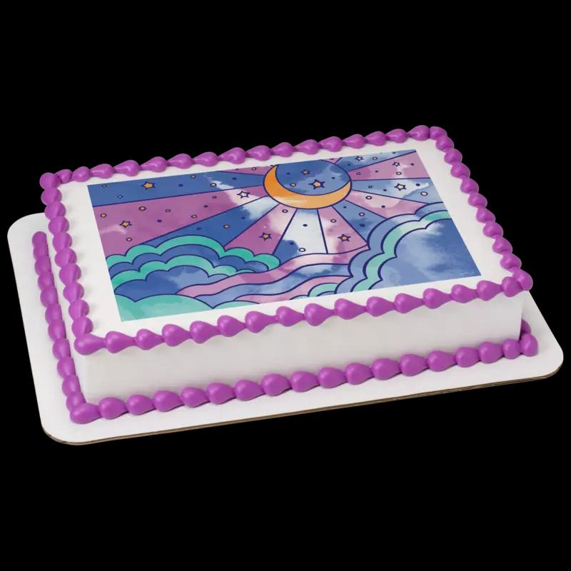 Prismatic Sky Cake