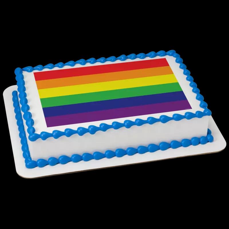 Pride Flag Cake
