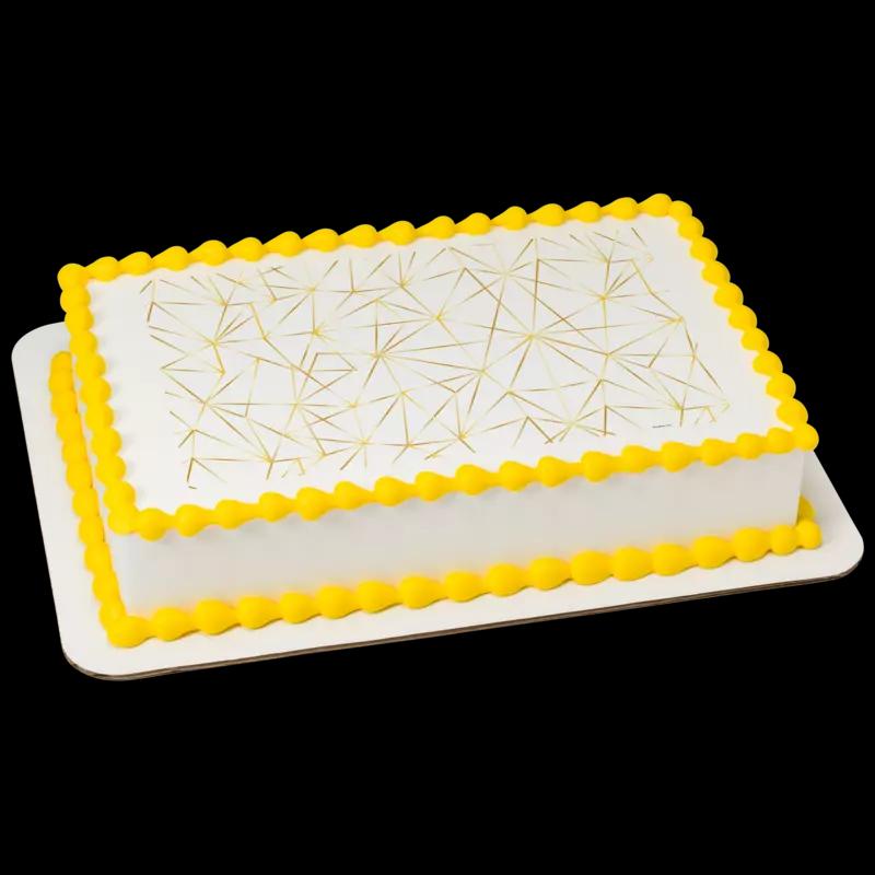 Gold Cracked Glass Cake