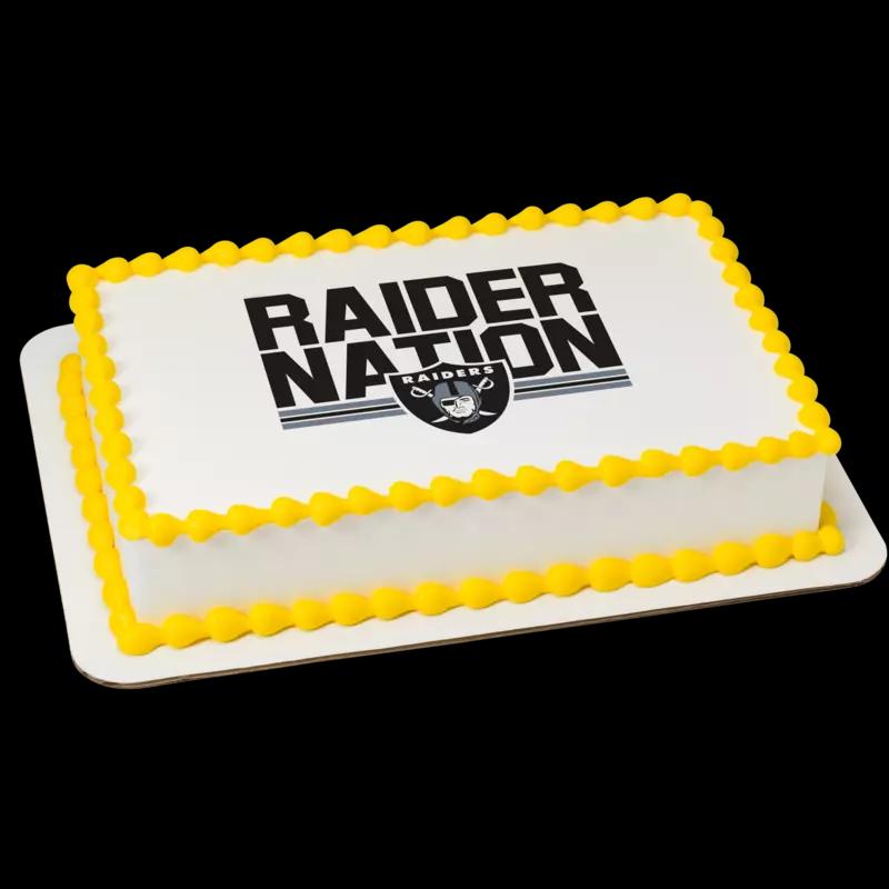 NFL Las Vegas Raiders Raider Nation Cake