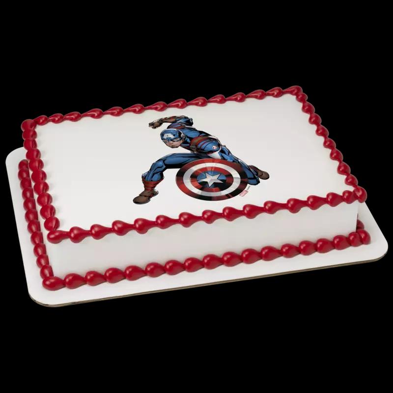 Marvel's Captain America Cake