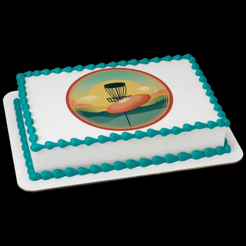 Disc Golf Cake