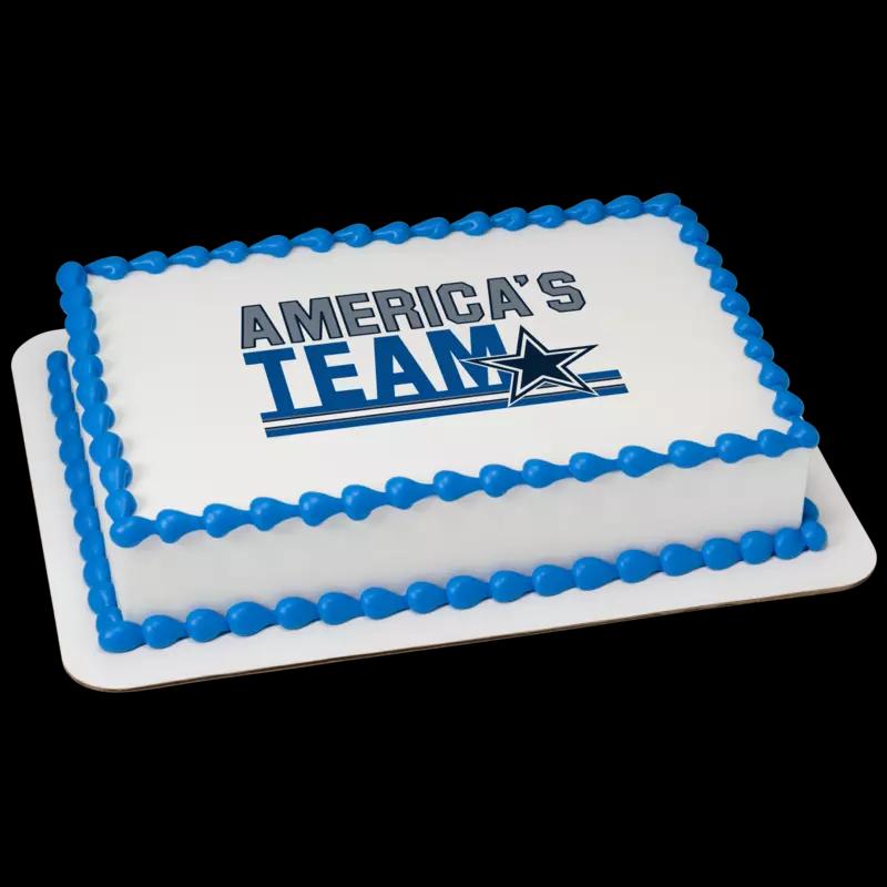 NFL Dallas Cowboys America's Team Cake