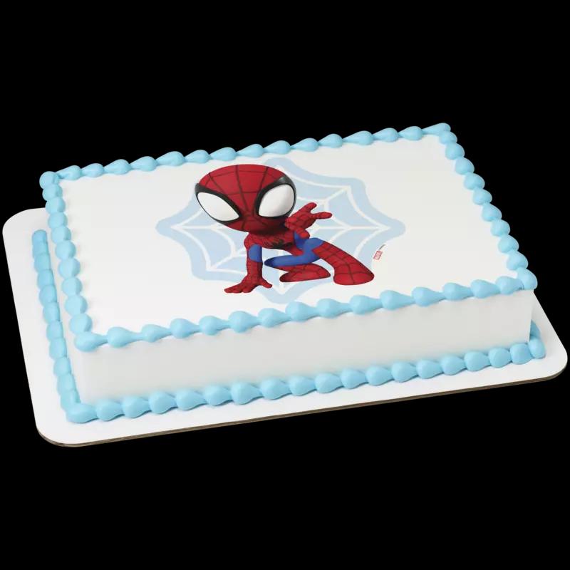 MARVEL Spidey and His Amazing Friends Spidey Web Cake