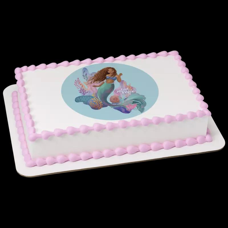 Disney's The Little Mermaid Find Your Voice Cake