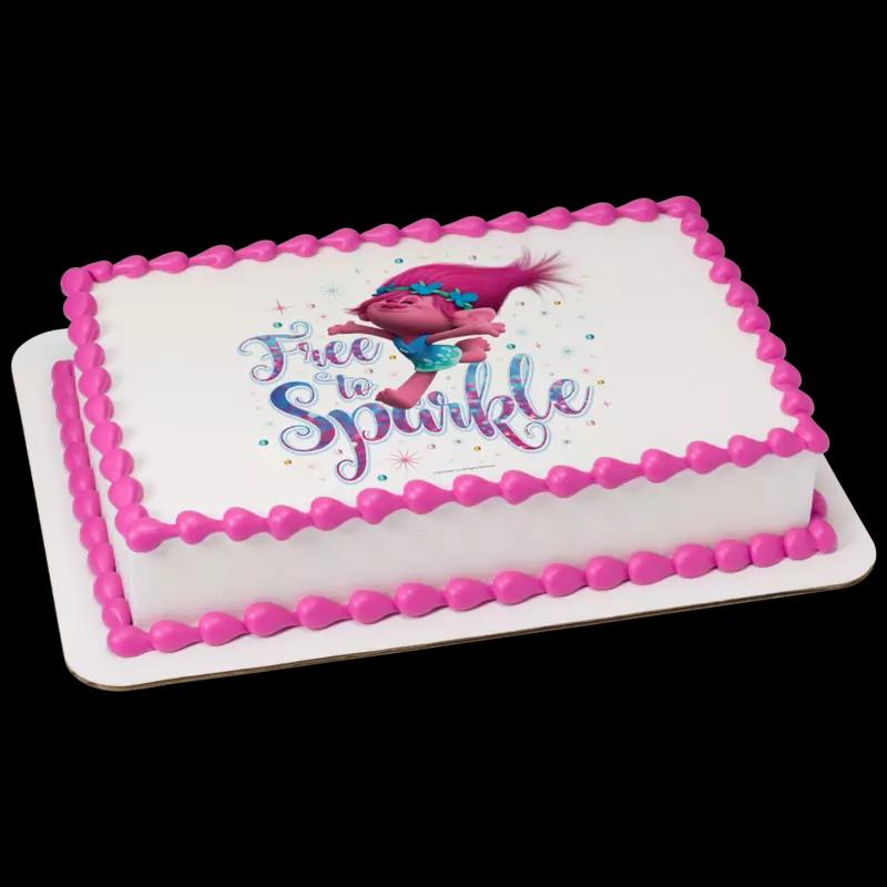 DreamWorks Trolls Free to Sparkle Cake