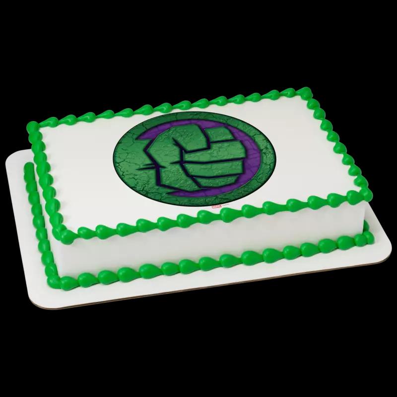 MARVEL Avengers Hulk Icon Cake