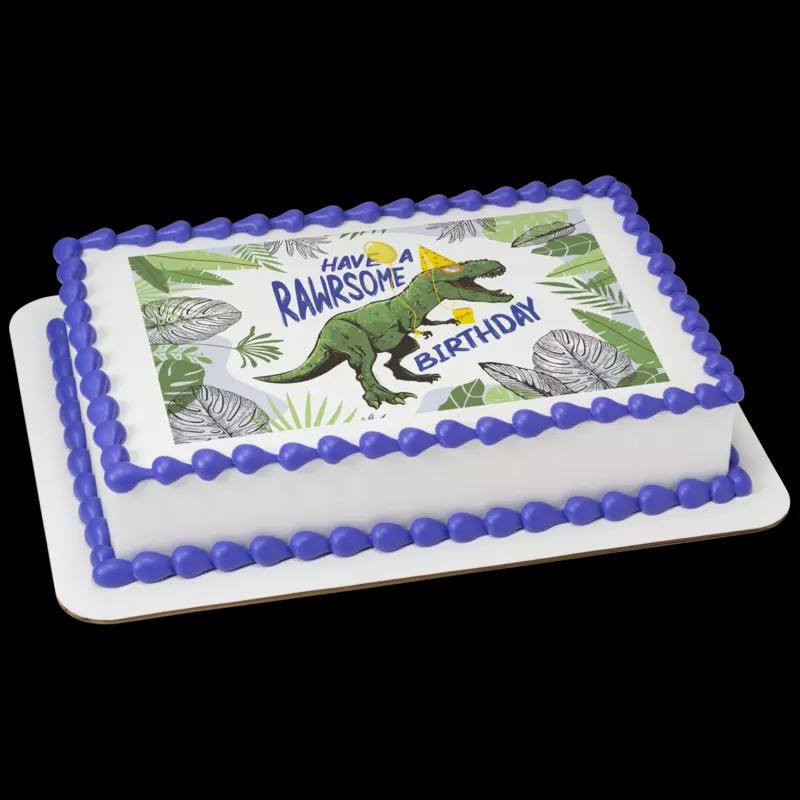 Rawrsome Birthday Dino Cake
