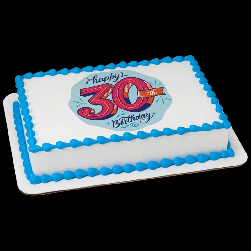 30th birthday Cake