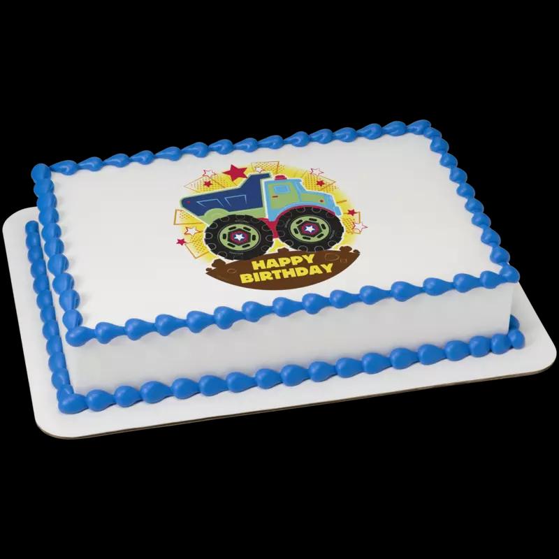 Happy Birthday Truck Cake