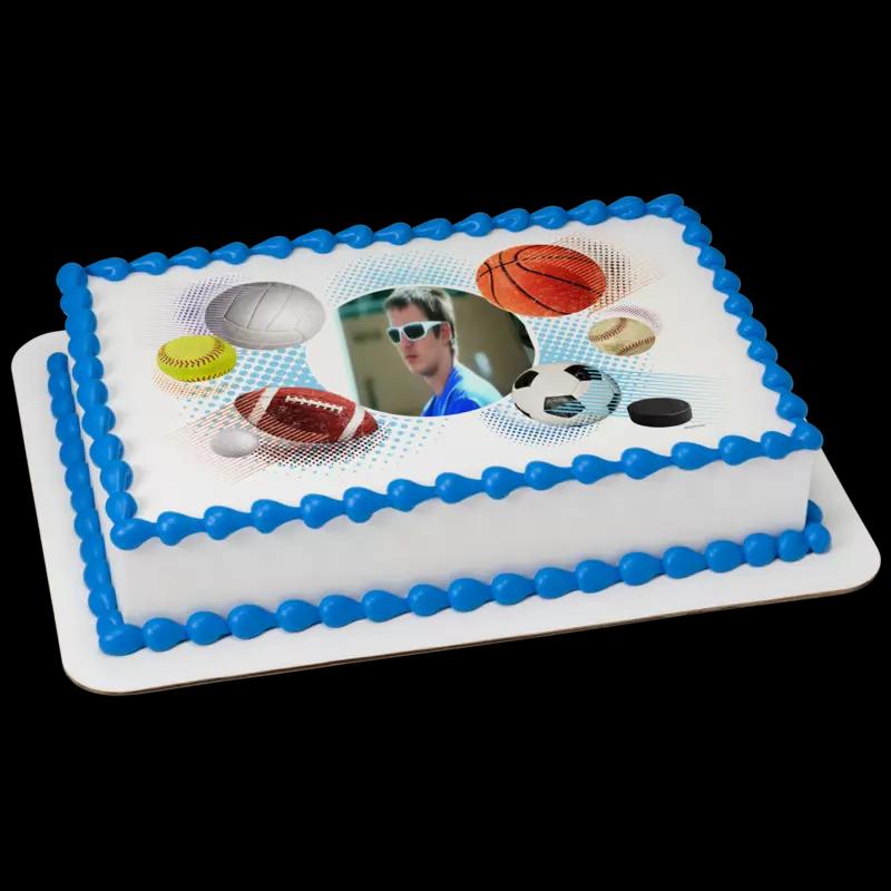 Sports Collage Cake
