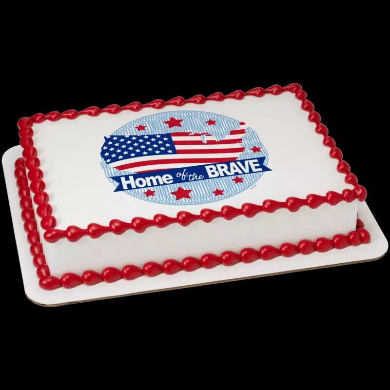 Patriotic Round Cake