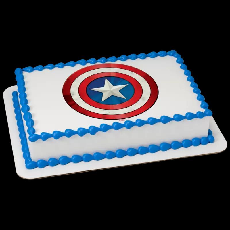 MARVEL Avengers Captain America Icon Cake