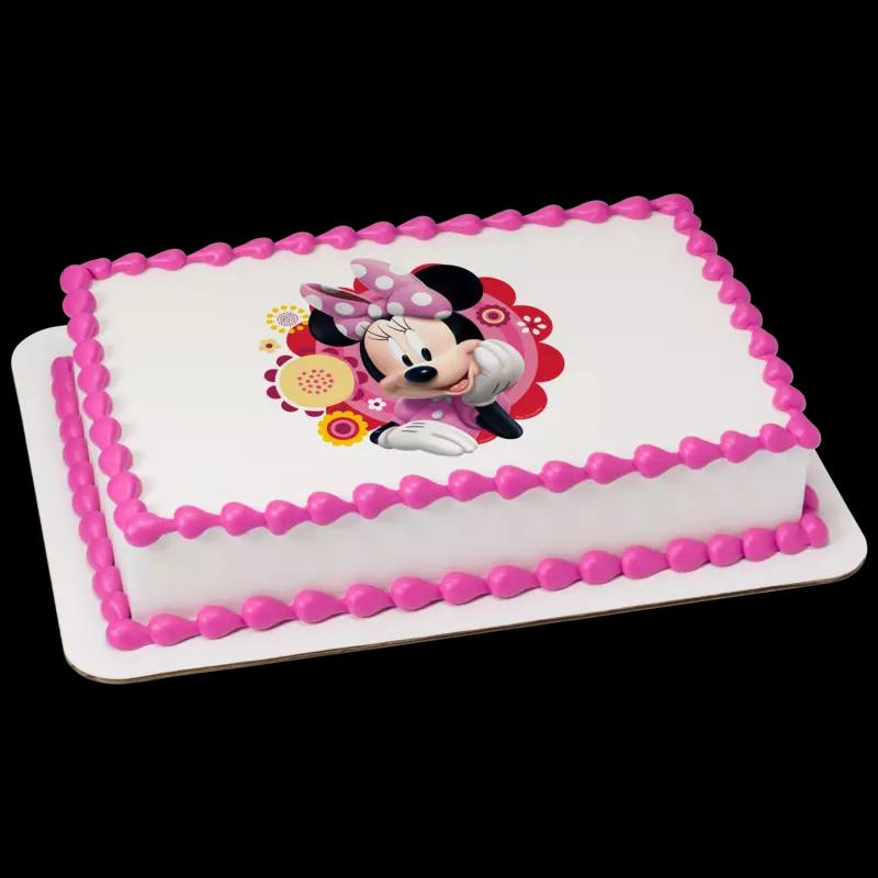 Disney Minnie Mouse Dots & Daisies Cake
