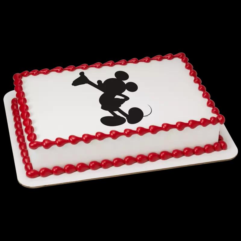 Disney Mickey Mouse Silhouette Cake