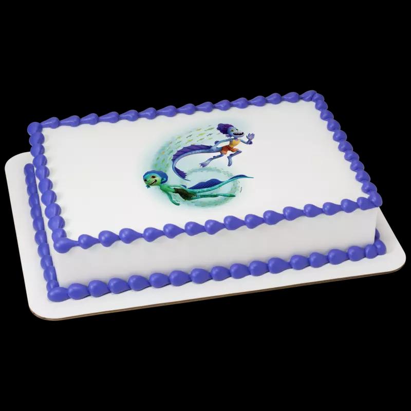 Disney and Pixar's Luca Sea Monsters Cake