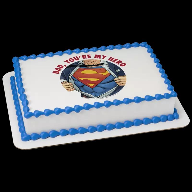 Superman™ Dad, You're my Hero Cake
