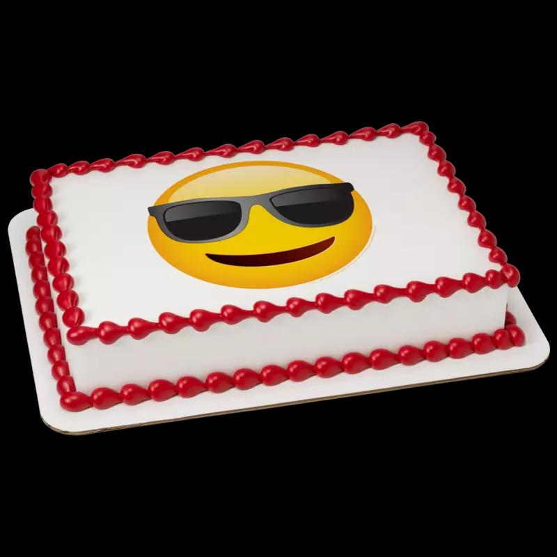 emoji™ Sunglasses Cake