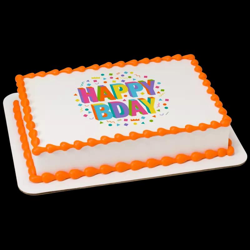 Happy Bday Cake