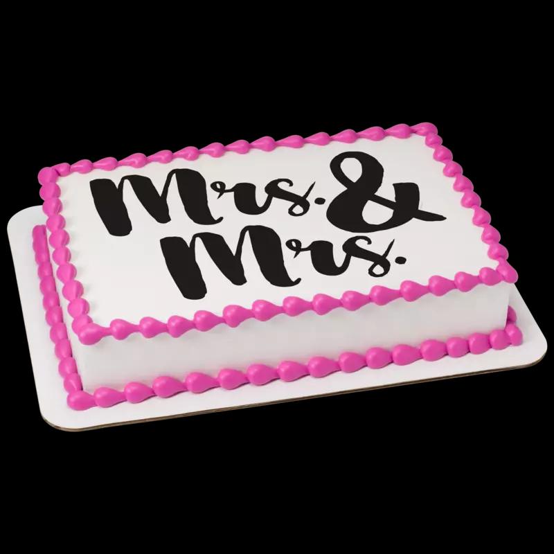 Mrs. & Mrs. Cake