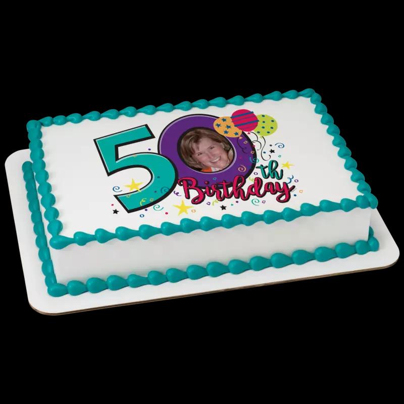 Happy 50th Birthday Cake