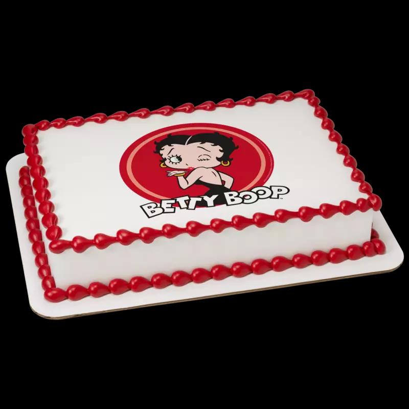 Betty Boop™ Kiss & Wink Cake
