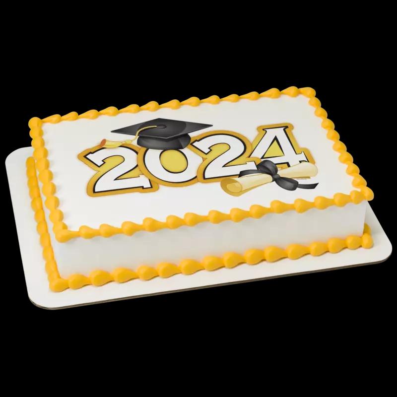 Traditional 2024 Grad Cake